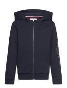 U Essential Zipthrough Hoodie Tops Sweatshirts & Hoodies Hoodies Navy ...