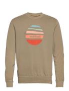 Crewneck Tops Sweatshirts & Hoodies Sweatshirts Beige Revolution