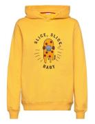 Tnjennings Hoodie Tops Sweatshirts & Hoodies Hoodies Yellow The New