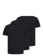 Jjeorganic Basic Tee Ss 3Pk Mp Noos Jnr Tops T-Kortærmet Skjorte Black...
