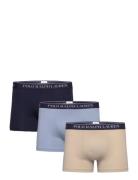 Bci Cotton/Elastane-3Pk-Trn Boxershorts Navy Polo Ralph Lauren Underwe...