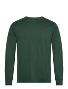 Custom Slim Fit T-Shirt Tops T-Langærmet Skjorte Green Polo Ralph Laur...