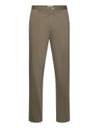 Reg Fit Stretch Chino Bottoms Trousers Chinos Khaki Green GANT