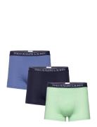 Classic Stretch-Cotton Trunk 3-Pack Boxershorts Navy Polo Ralph Lauren