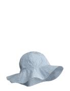 Amelia Seersucker Hat Solhat Blue Liewood