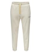 Onsriley Reg Sweat Pants Vd Bottoms Sweatpants Cream ONLY & SONS