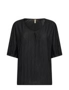 Sc-Kirit Tops T-shirts & Tops Short-sleeved Black Soyaconcept