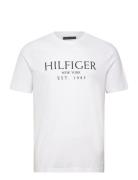 Big Hilfiger Tee Tops T-Kortærmet Skjorte White Tommy Hilfiger