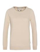 Barbour Pendle Crew Kn Tops Knitwear Jumpers Beige Barbour