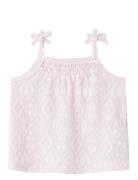 Nmfjilly Strap Top Tops T-Kortærmet Skjorte Pink Name It