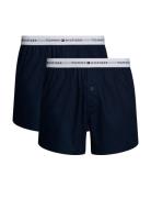 2P Woven Boxer Underwear Boxer Shorts Navy Tommy Hilfiger