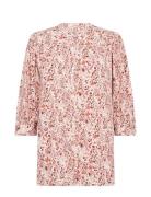 Sc-Deniz Tops Blouses Long-sleeved Red Soyaconcept