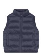 Quilted Gilet Foret Vest Navy Mango