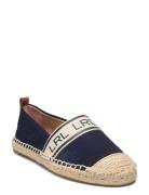 Caylee Iii Canvas Espadrille Espadrillos Flade Sandal Blue Lauren Ralp...