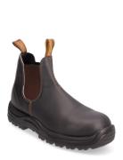 Bl 192 Xtreme Safety Boot Støvlet Chelsea Boot Brown Blundst