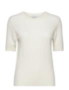 T-Shirt Over D Designers Knitwear Jumpers Cream Davida Cashmere