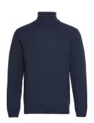 Cfkarl Roll Neck Bounty Knit Tops Knitwear Turtlenecks Navy Casual Fri...