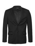 M. Sidney Wool Blazer Designers Blazers Single Breasted Blazers Black ...