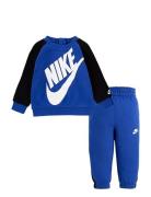 Nkn Over D Futura Crew Set Sport Sweatsuits Multi/patterned Nike