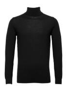 Merino Wool Roll Tops Knitwear Turtlenecks Black Clean Cut Copenhagen