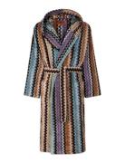 Adam Bathrobe Hooded Home Textiles Bathroom Textiles Robes Multi/patte...