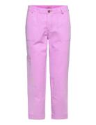 Women Pants Woven Regular Bottoms Trousers Chinos Pink Esprit Casual