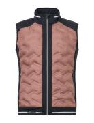 Lds Grove Hybrid Vest Sport Padded Vests Pink Abacus