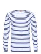 Breton Striped Shirt Héritage Designers T-Langærmet Skjorte Blue Armor...