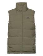 W Helionic Vest Sport Padded Vests Khaki Green Adidas Sportswear