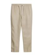 Baron Tencel Linen Pants Designers Trousers Formal Beige J. Lindeberg