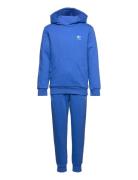 Hoodie Set Sport Tracksuits Blue Adidas Originals