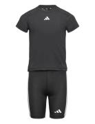 Jg Tr-Es 3S Tse Sport Sets With Short-sleeved T-shirt Black Adidas Spo...