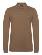 Passerby Tops Polos Long-sleeved Green BOSS