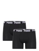 Puma Men Everyday Basic Boxers 2P Sport Boxers Black PUMA