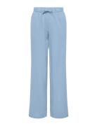 Onlcaro Mw Linen Bl Pull-Up Pant Cc Pnt Bottoms Trousers Linen Trouser...