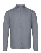 Regular Fit Men Shirt Tops Shirts Linen Shirts Grey Bosweel Shirts Est...