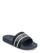 Hilfiger Poolslide With Webbing Shoes Summer Shoes Sandals Pool Slider...