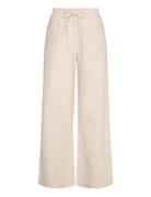 Pants From Freequent In A Light Linen Material With A Striped Print. T...