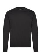 M. Regular Long Sleeve Designers T-Langærmet Skjorte Black HOLZWEILER