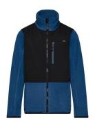 Carson Fleece Jacket Sport Fleece Outerwear Fleece Jackets Blue ZigZag