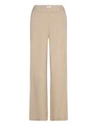 Lr-Naja Bottoms Trousers Linen Trousers Beige Levete Room