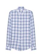 New Kent Tops Shirts Linen Shirts Blue Seidensticker