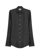 New Kent Tops Shirts Linen Shirts Grey Seidensticker