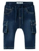 Nbmben Bag Swe Cargo Jeans 2770-Tr Noos Bottoms Blue Name It