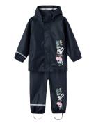 Nmmjetsu Peppapig Rain Set Fo Cplg Outerwear Rainwear Rainwear Sets Na...