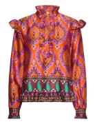 Reno Blouse Tops Blouses Long-sleeved Pink Noella