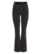 Nmmandy Nw Flared Jeans Vi510Bl Bottoms Jeans Flares Black NOISY MAY