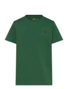 Cotton Jersey Crewneck Tee Tops T-Kortærmet Skjorte Green Ralph Lauren...