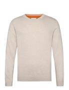 Basic V-Neck Knit Tops Knitwear V-necks Beige Tom Tailor