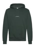 Dexter Hoodie Tops Sweatshirts & Hoodies Hoodies Green Les Deux